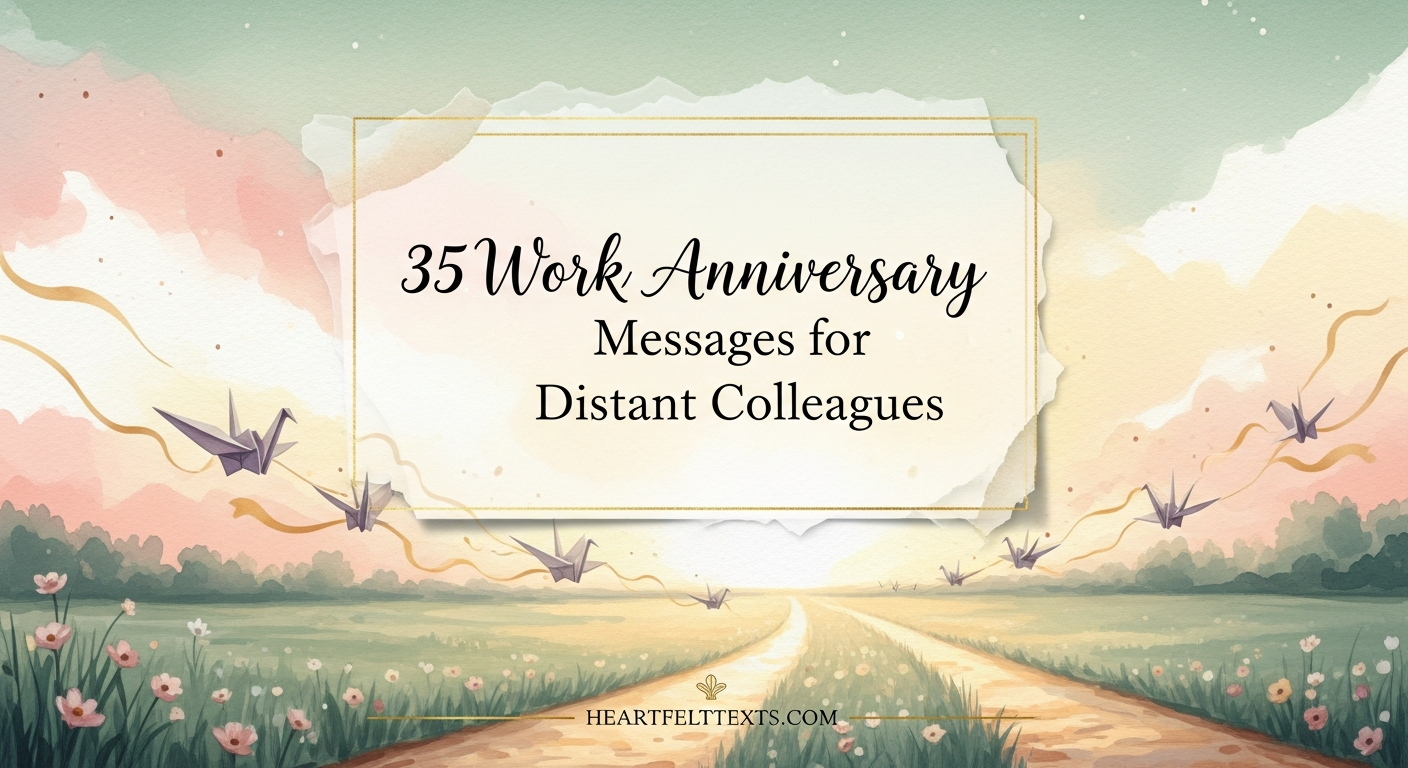 35 Work Anniversary Messages for Distant Colleagues