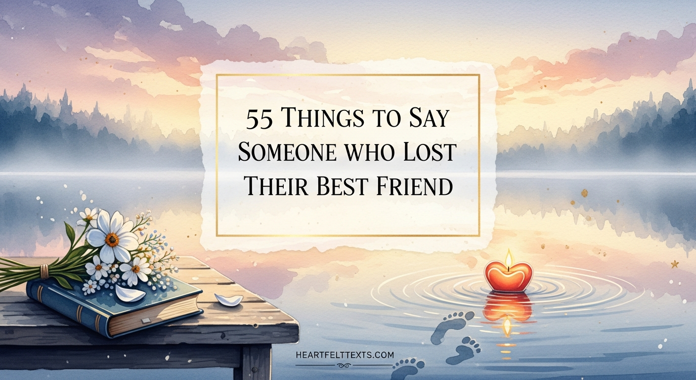 55 Things to Say to Someone Who Lost Their Best Friend