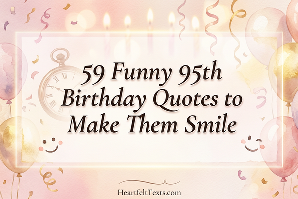59 Funny 95th Birthday Quotes to Make Them Smile