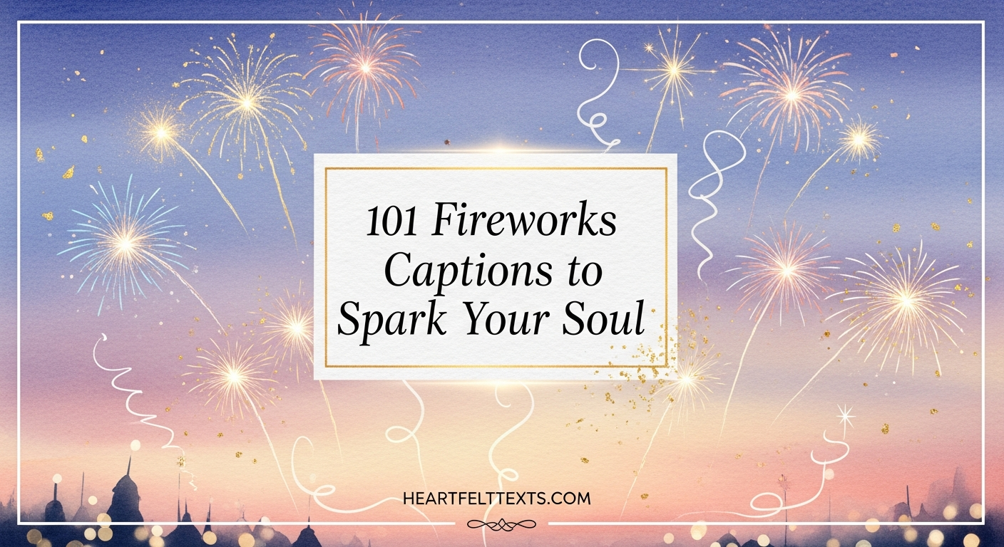 101 Fireworks Captions to Spark Your Soul