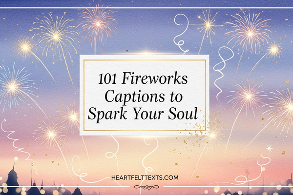 101 Fireworks Captions to Spark Your Soul