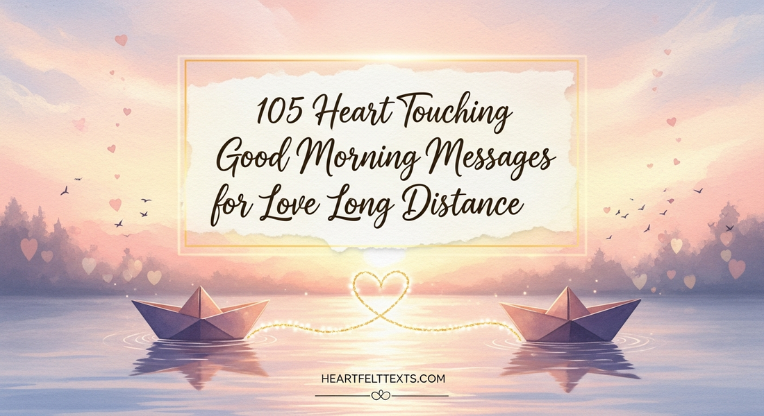 105 Heart Touching Good Morning Messages for Love Long Distance