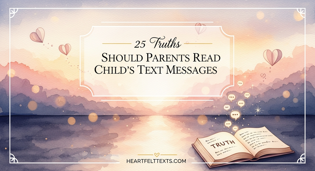 25 Truths Should Parents Read Their Child's Text Messages