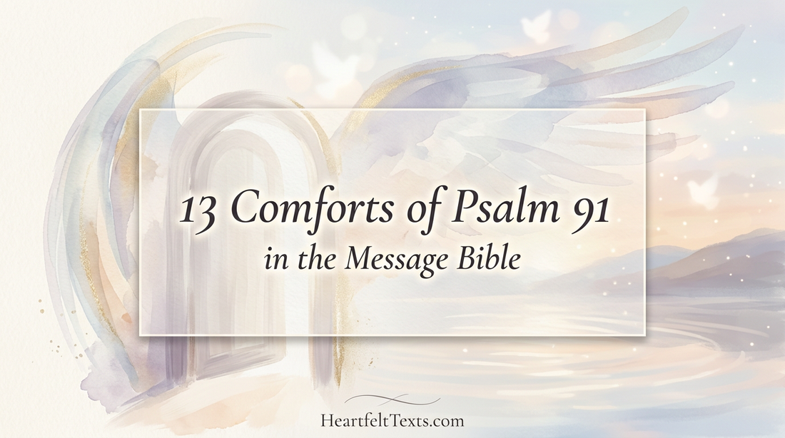 13 Comforts of Psalm 91 in the Message Bible