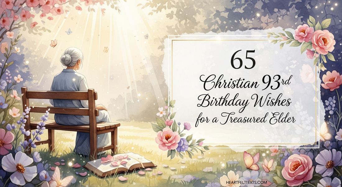 65 Christian 93rd Birthday Wishes for a Treasured Elder