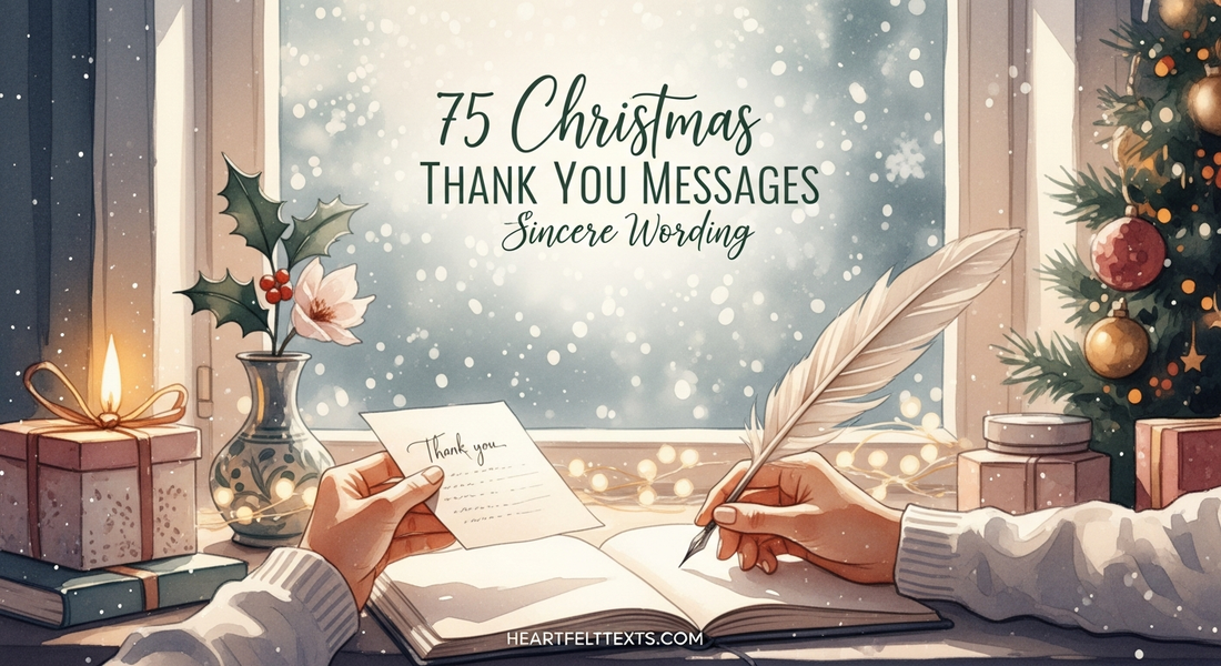 75 Christmas Thank You Messages Sincere Wording
