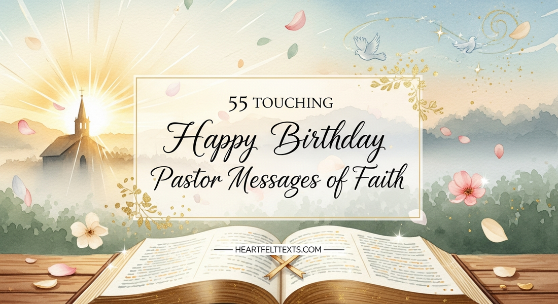 55 Touching Happy Birthday Pastor Messages of Faith