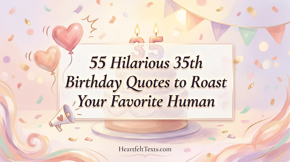 55 Hilarious 35th Birthday Quotes to Roast Your Favorite Human