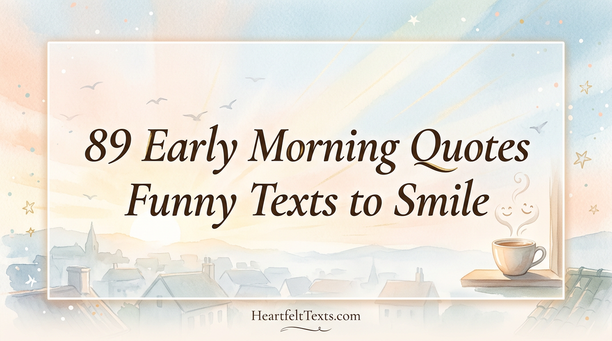 89 Early Morning Quotes Funny Texts to Smile