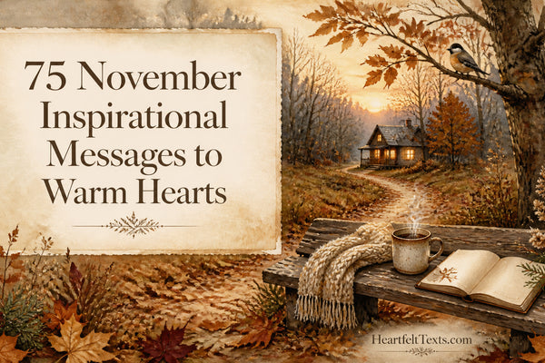 75 November Inspirational Messages to Warm Hearts