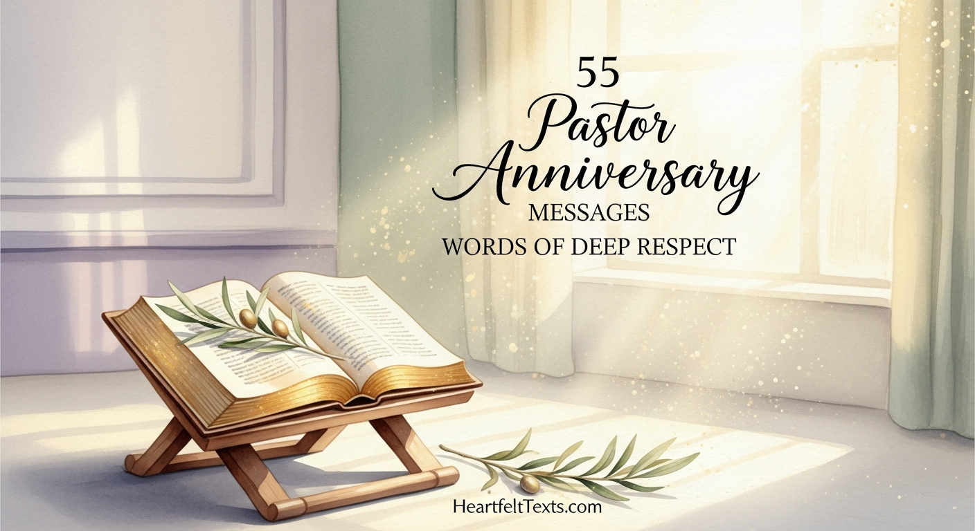 55 Pastor Anniversary Messages Words of Deep Respect