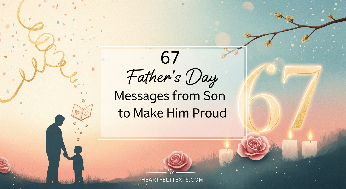 67 Father's Day Messages from Son to Make Him Proud