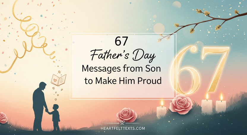 67 Father's Day Messages from Son to Make Him Proud – HeartfeltTexts