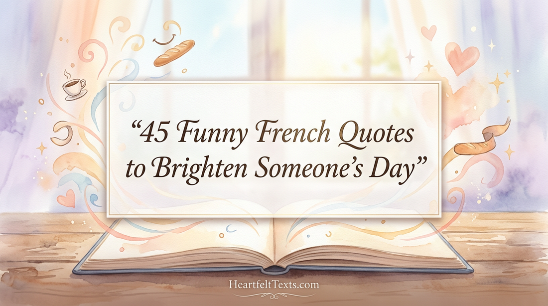 45 Funny French Quotes to Brighten Someones Day