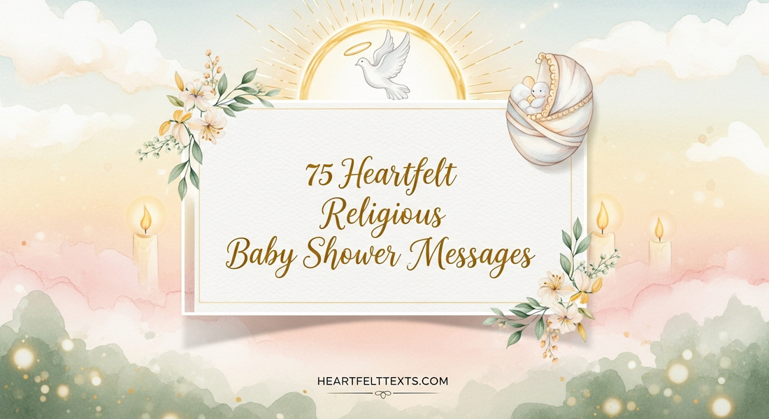 75 Heartfelt Religious Baby Shower Messages