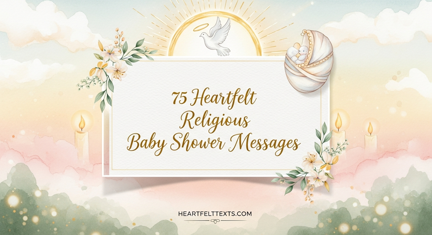 75 Heartfelt Religious Baby Shower Messages