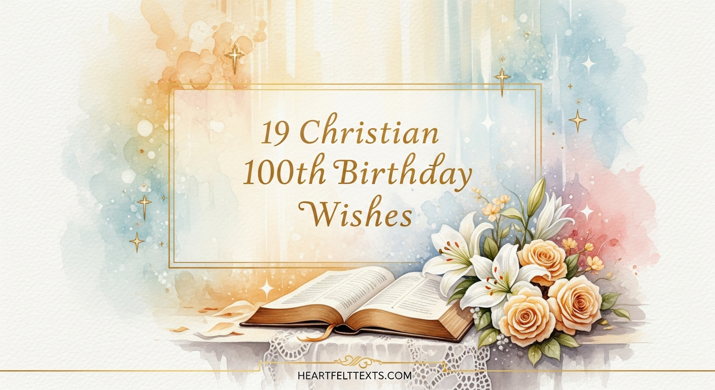 19 Christian 100th Birthday Wishes A Century of Faith