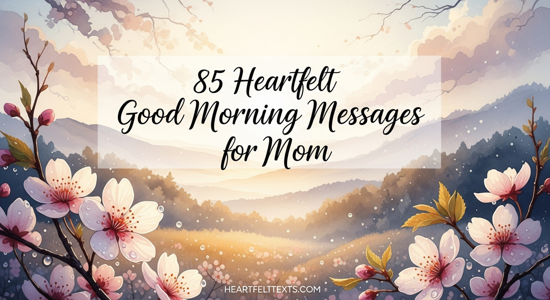 85 Heartfelt Good Morning Messages for Mom
