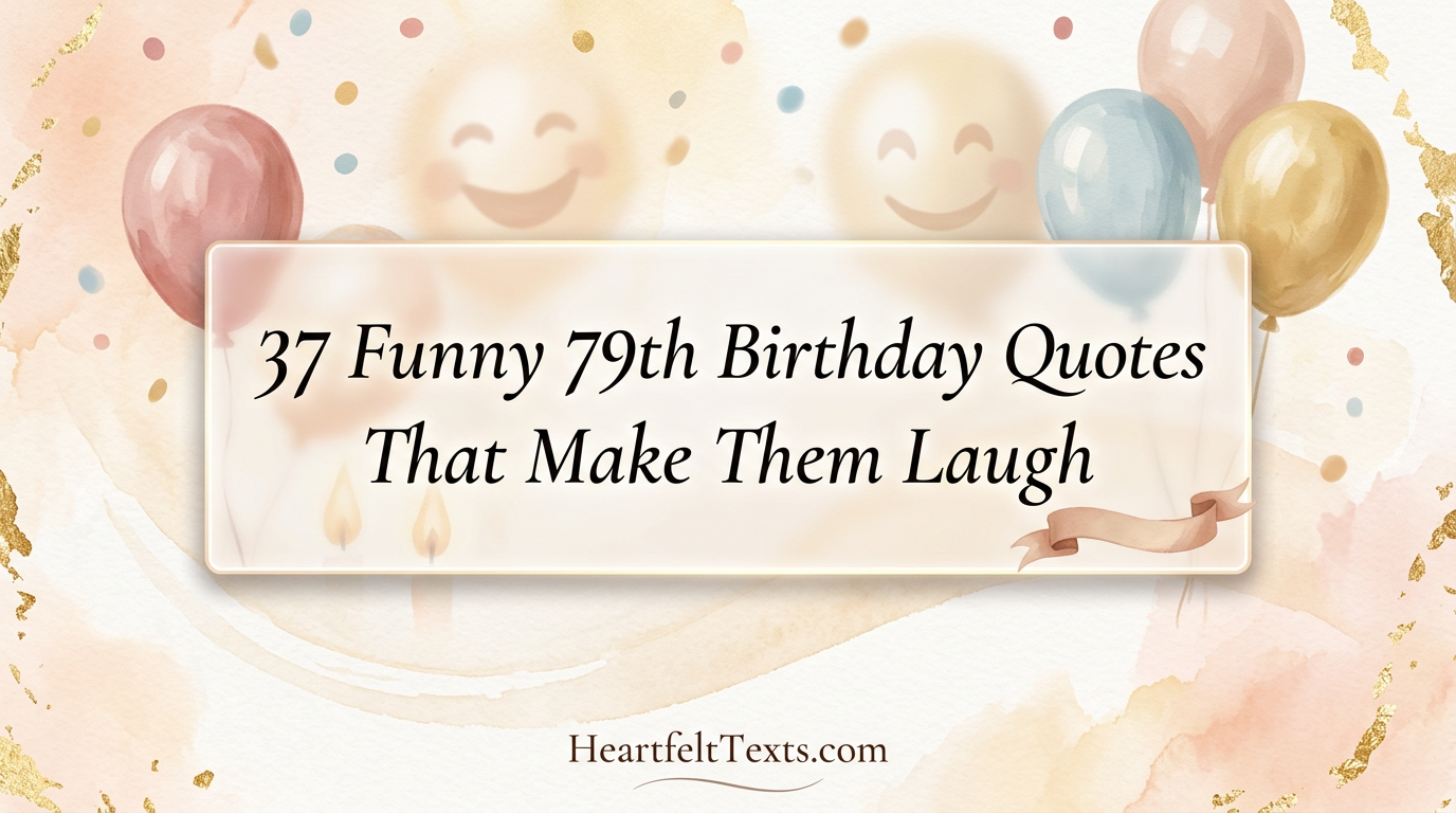 37 Funny 79th Birthday Quotes That Make Them Laugh