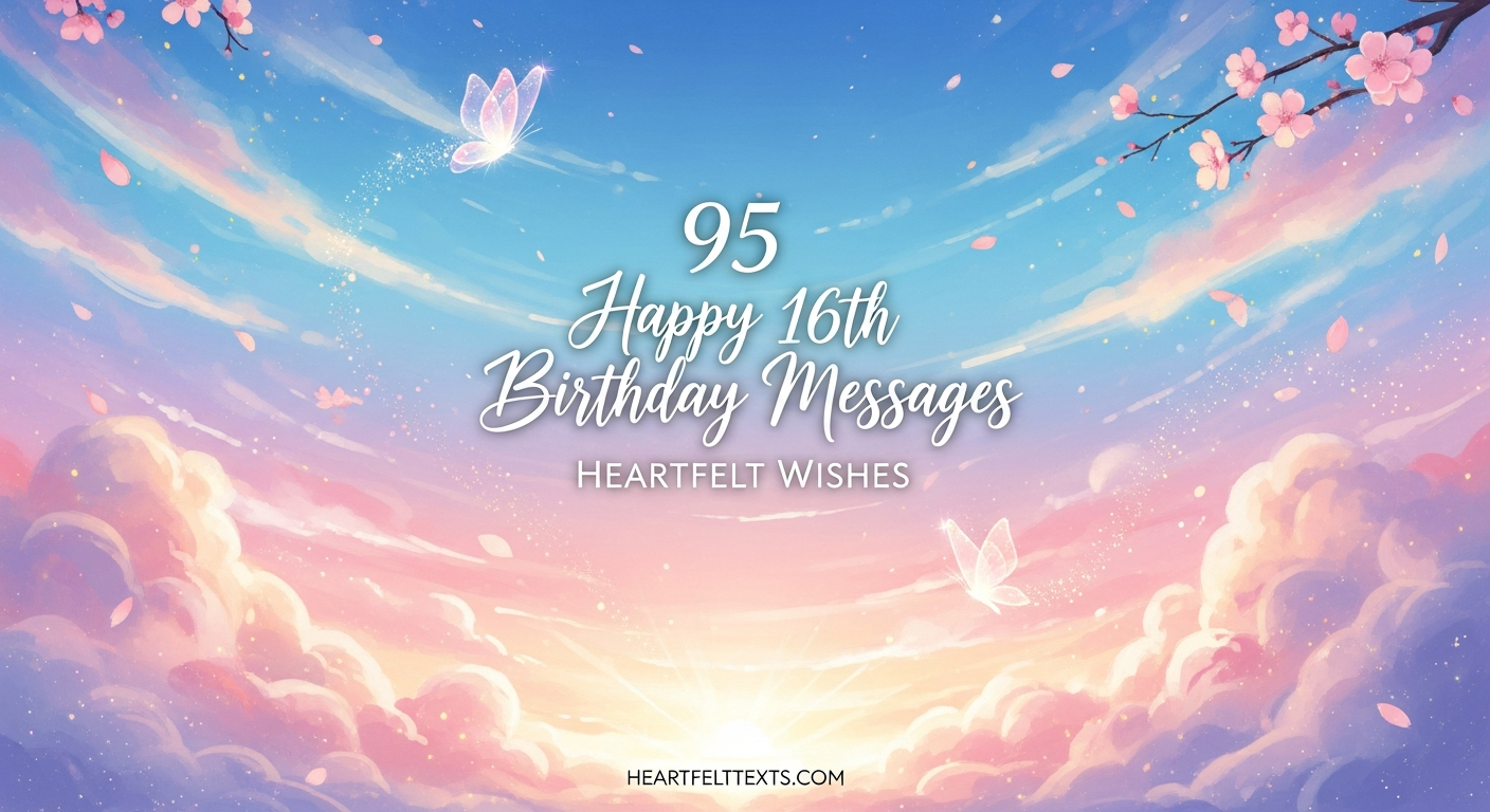 95 Happy 16th Birthday Messages Heartfelt Wishes