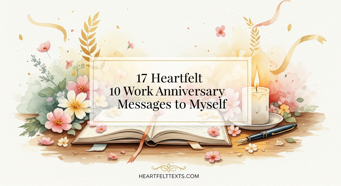17 Heartfelt 10 Year Work Anniversary Messages to Myself
