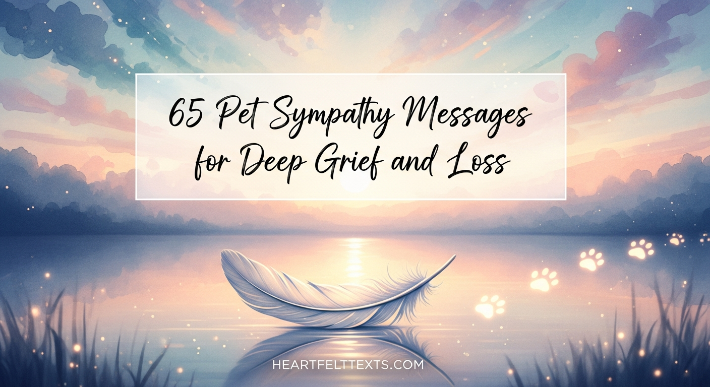 65 Pet Sympathy Messages for Deep Grief and Loss – HeartfeltTexts
