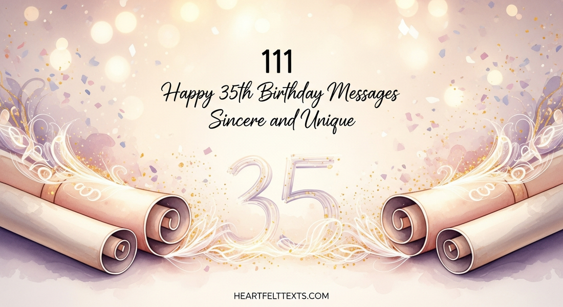 111 Happy 35th Birthday Messages Sincere and Unique