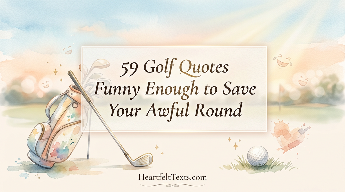 59 Golf Quotes Funny Enough to Save Your Awful Round