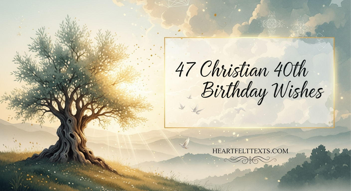 47 Christian 40th Birthday Wishes Sacred Wisdom and Purpose