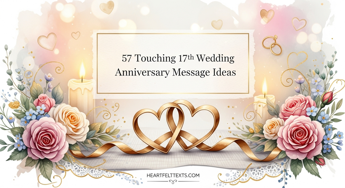 57 Touching 17th Wedding Anniversary Message Ideas
