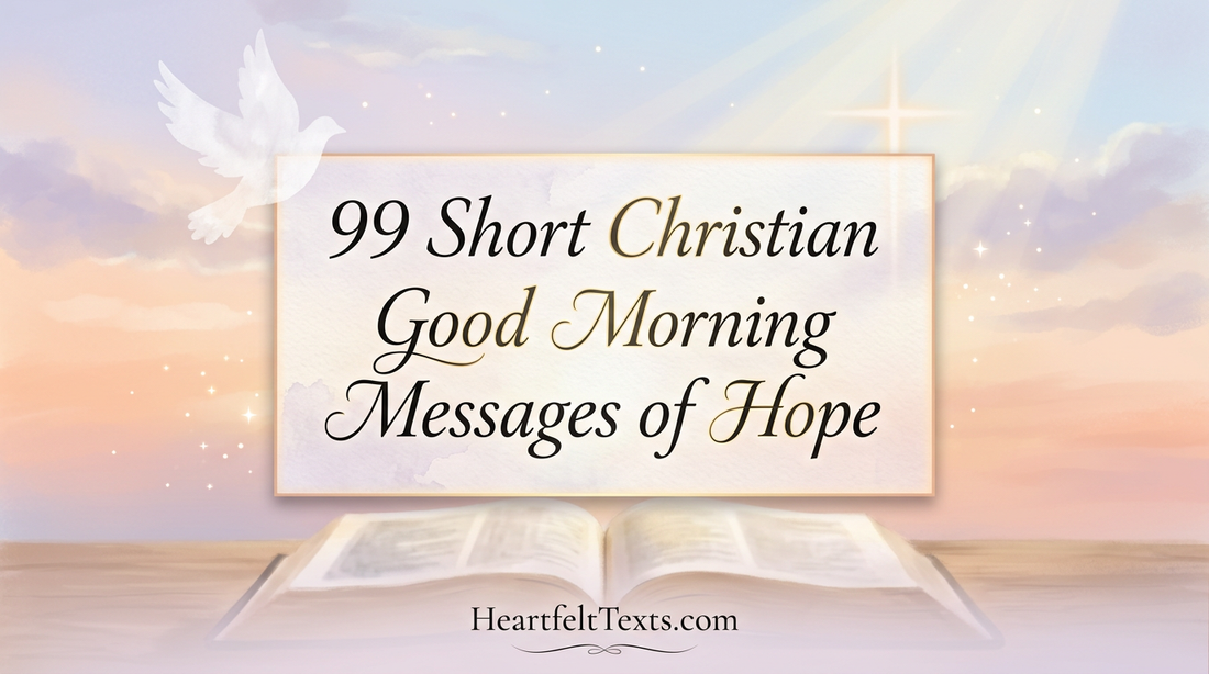 99 Short Christian Good Morning Messages of Hope