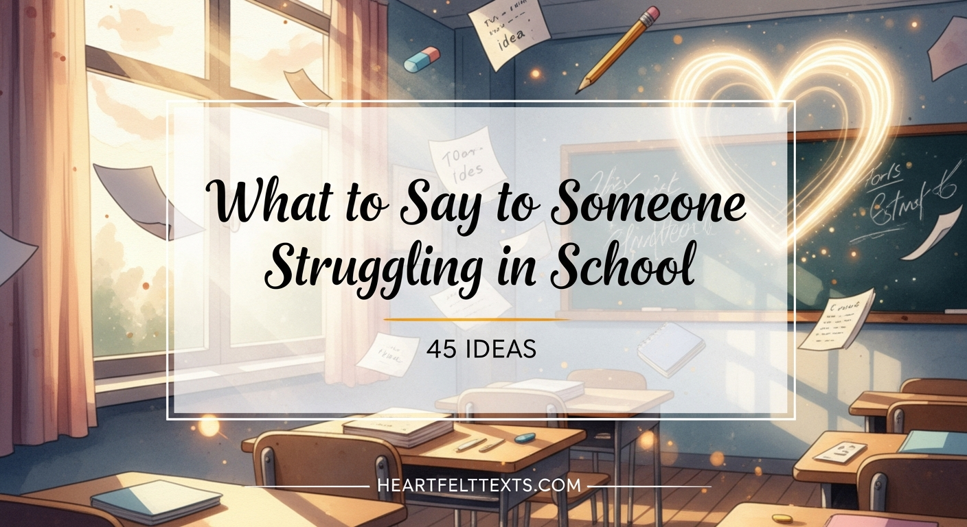 What to Say to Someone Struggling in School 45 Ideas