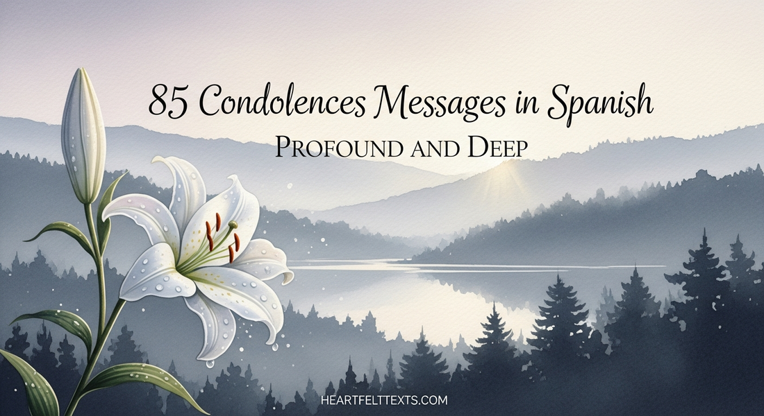 85 Condolences Messages in Spanish Profound and Deep