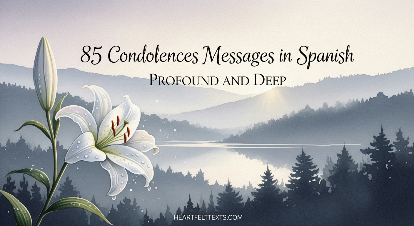 85 Condolences Messages in Spanish Profound and Deep