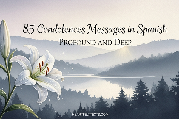 85 Condolences Messages in Spanish Profound and Deep