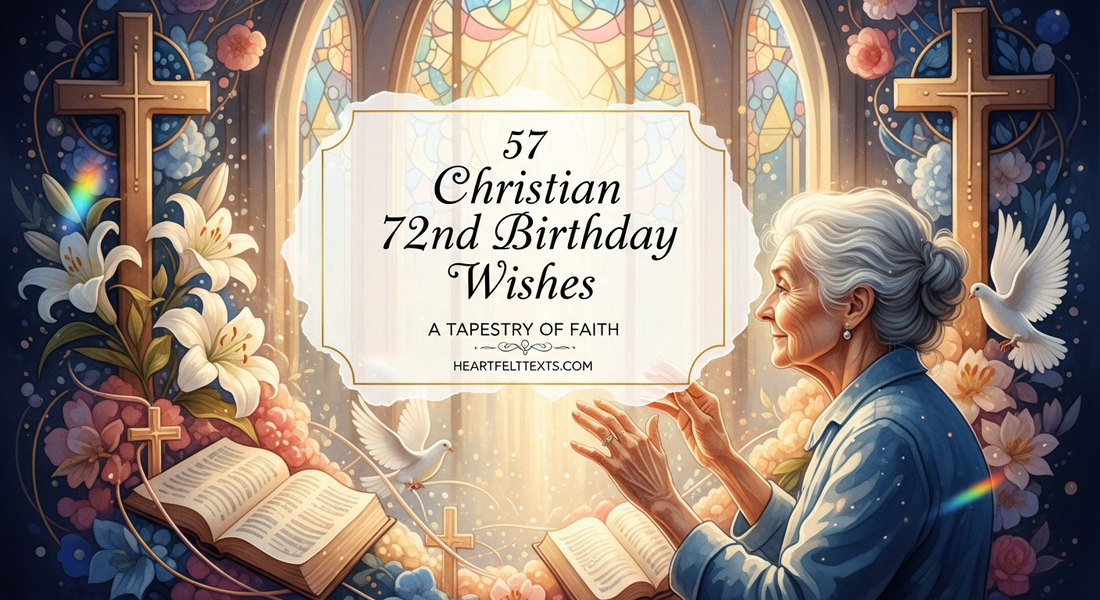 57 Christian 72nd Birthday Wishes A Tapestry of Faith