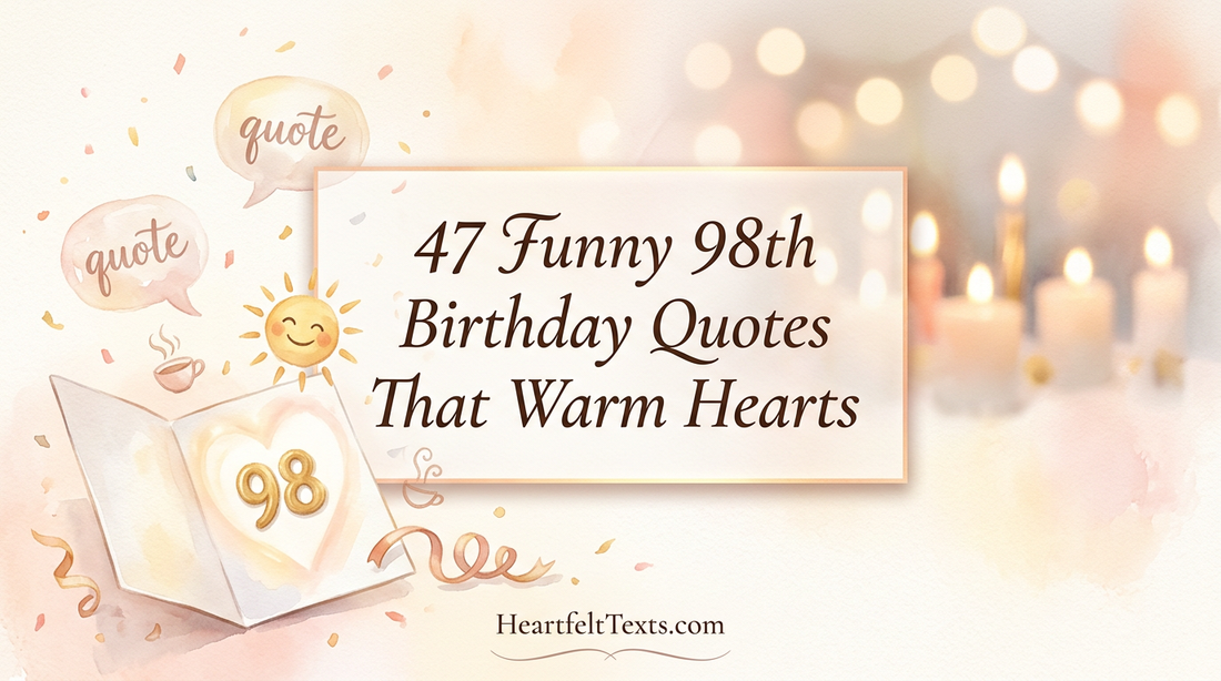 47 Funny 98th Birthday Quotes That Warm Hearts