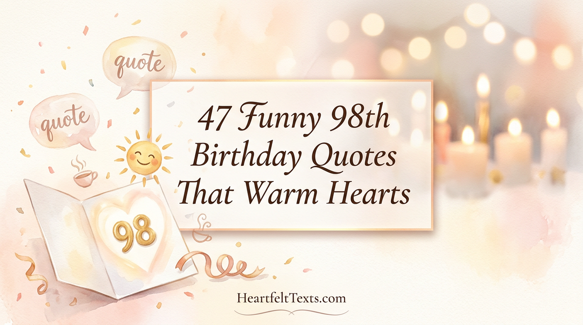 47 Funny 98th Birthday Quotes That Warm Hearts