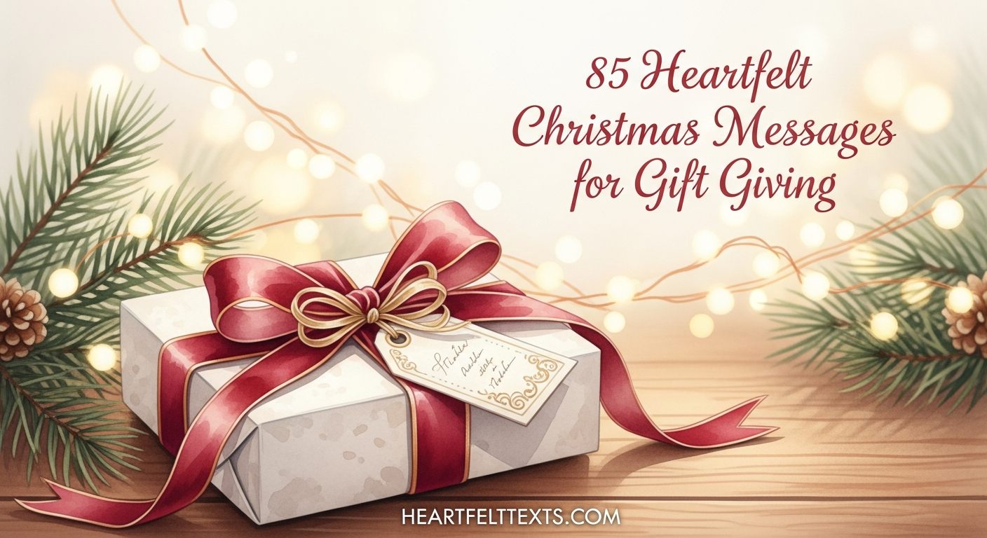 85 Heartfelt Christmas Messages for Gift Giving