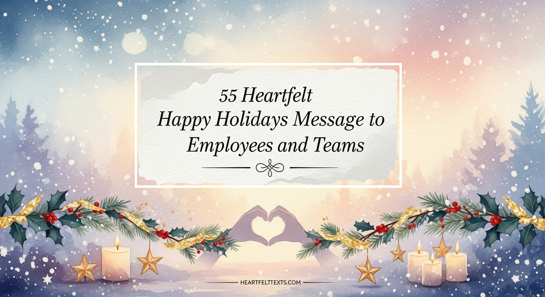 55 Heartfelt Happy Holidays Message to Employees and Teams