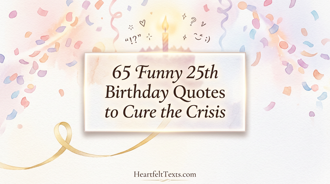 65 Funny 25th Birthday Quotes to Cure the Crisis