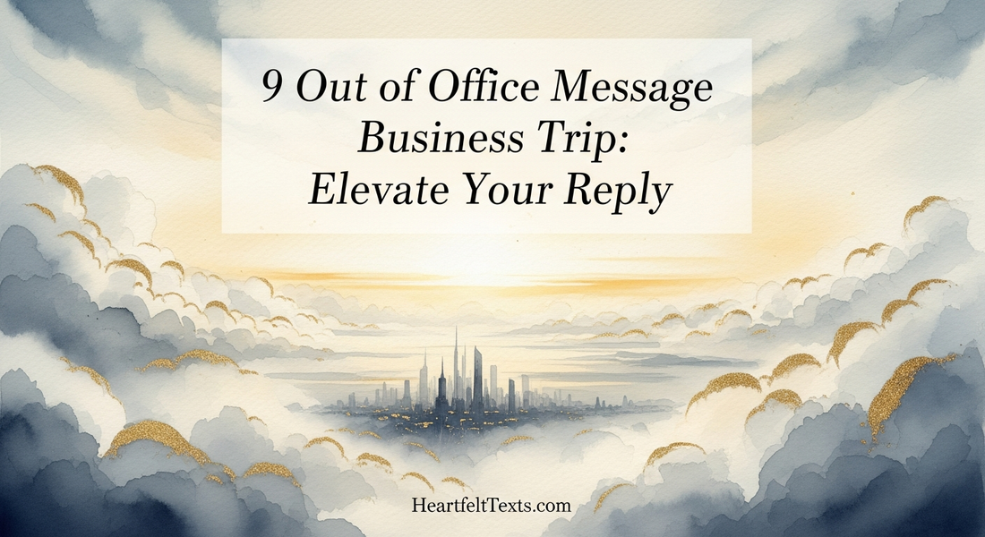 9 Out of Office Message Business Trip: Elevate Your Reply