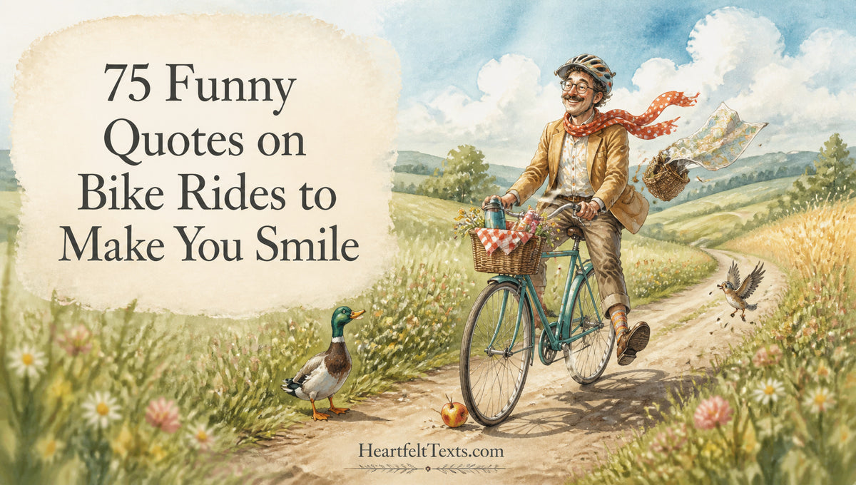 75 Funny Quotes on Bike Rides to Make You Smile