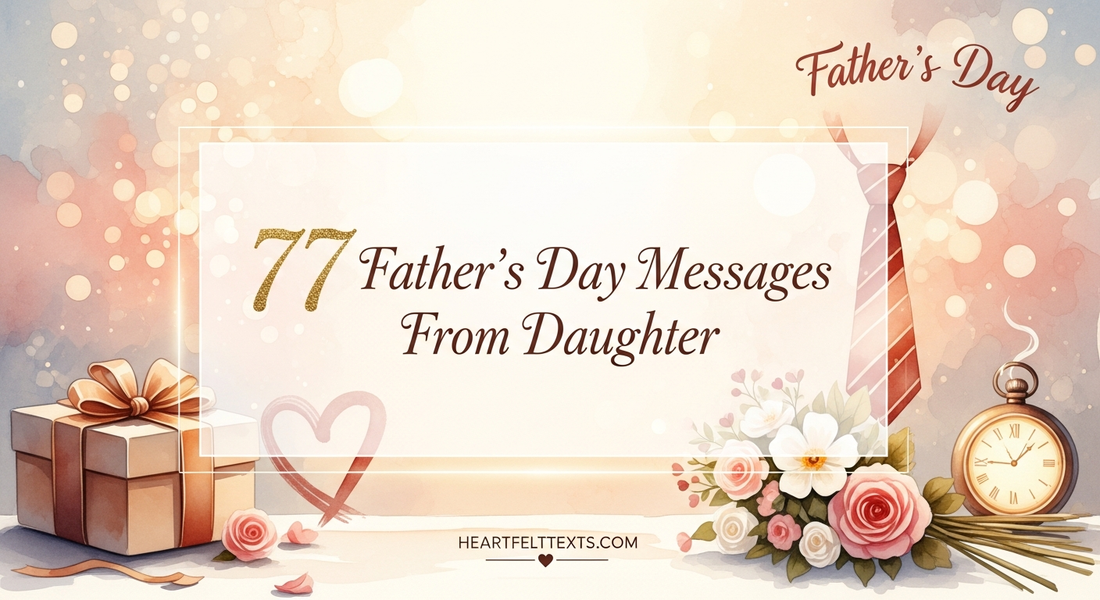 77 Fathers Day Messages From Daughter