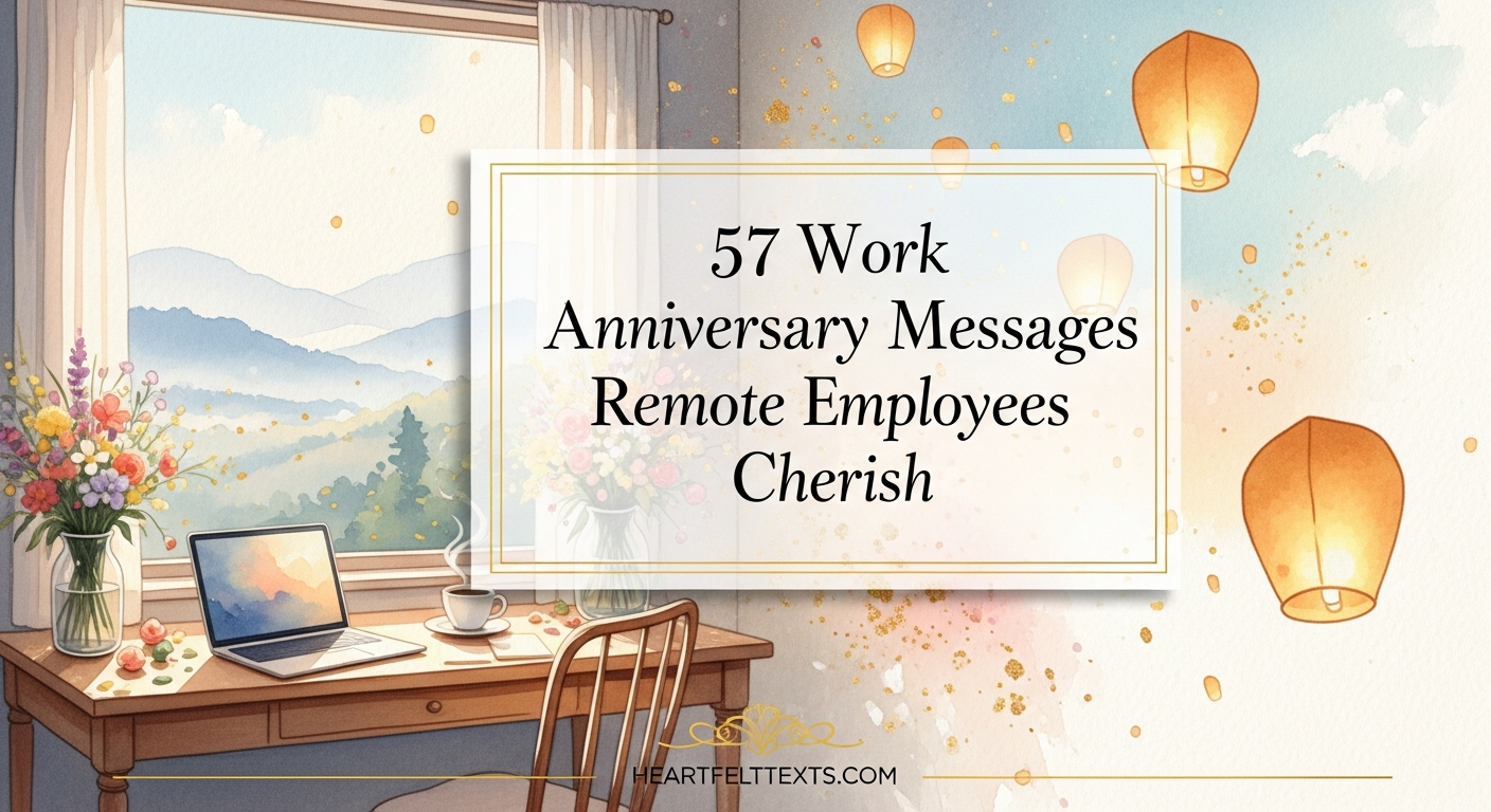 57 Work Anniversary Messages Remote Employees Cherish