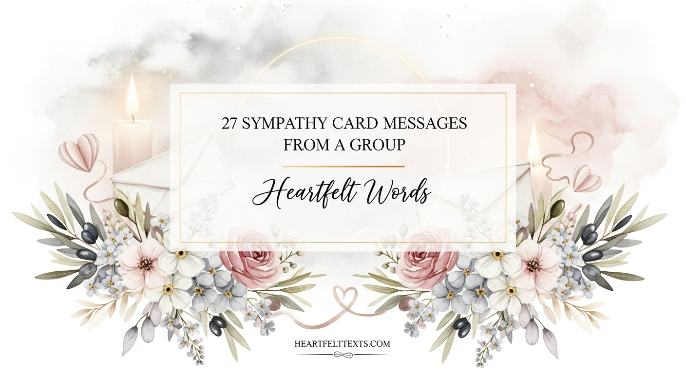 27 Sympathy Card Messages From A Group Heartfelt Words