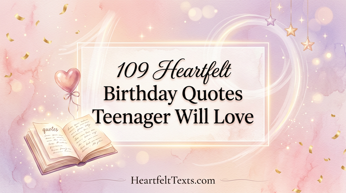 109 Heartfelt Birthday Quotes Teenager Will Love