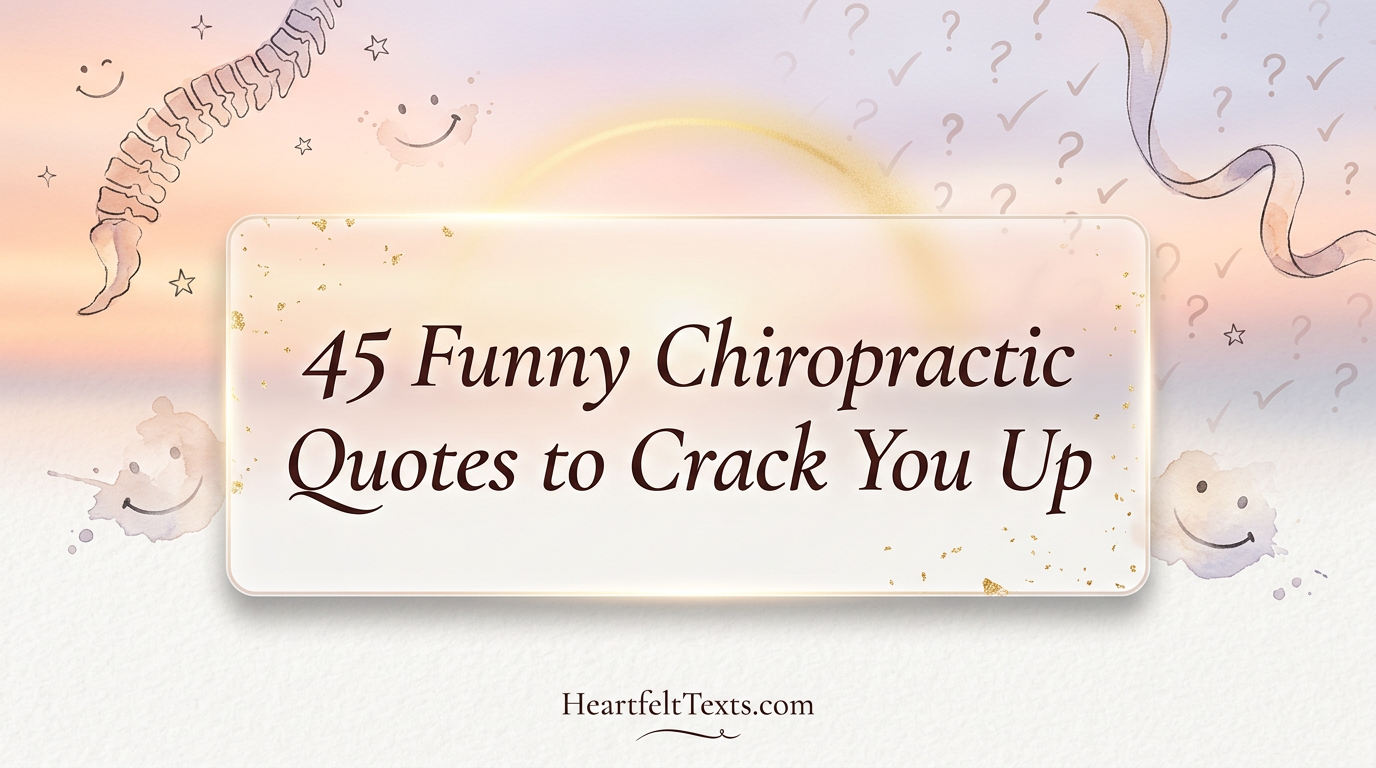 45 Funny Chiropractic Quotes to Crack You Up