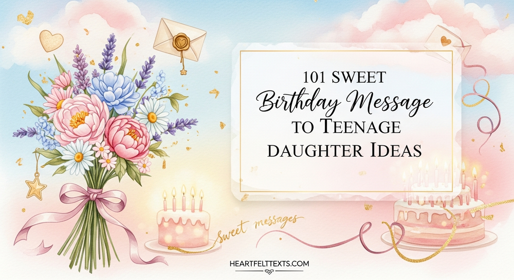 101 Sweet Birthday Message to Teenage Daughter Ideas