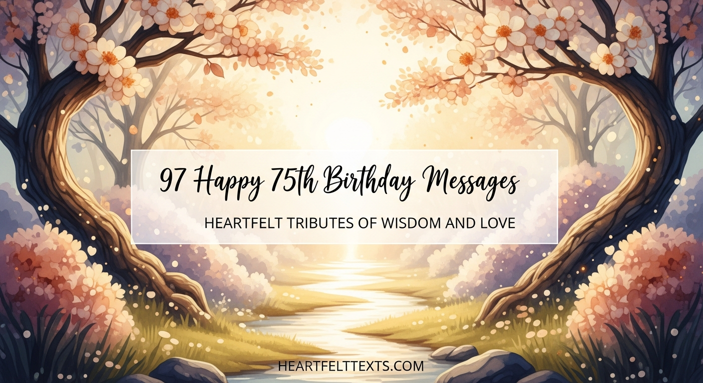 97 Happy 75th Birthday Messages Heartfelt Tributes of Wisdom and Love